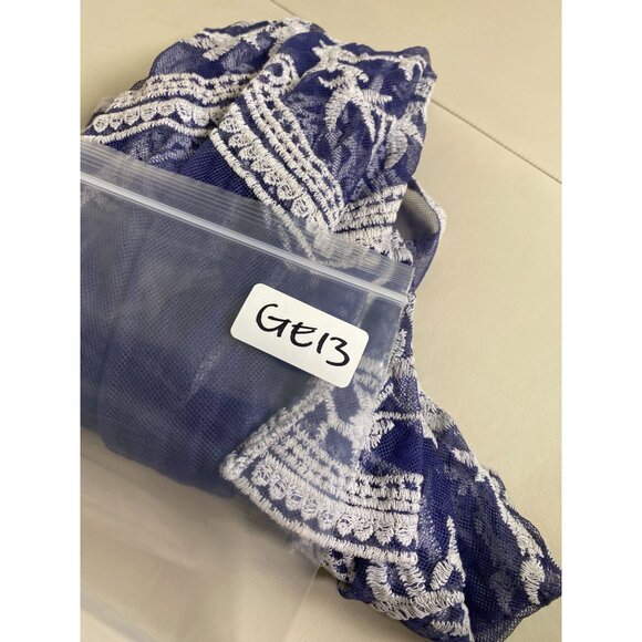 Vince‎ Camuto Missy Sheer Lace Embroidered Kimono Cardigan Cover- Up OS Medium - Picture 8 of 12